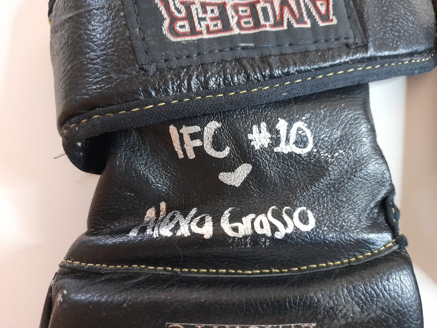 Alexa Grasso Fight Worn Invicta FC 10 MMA Gloves (2014) [FIGHT WORN]