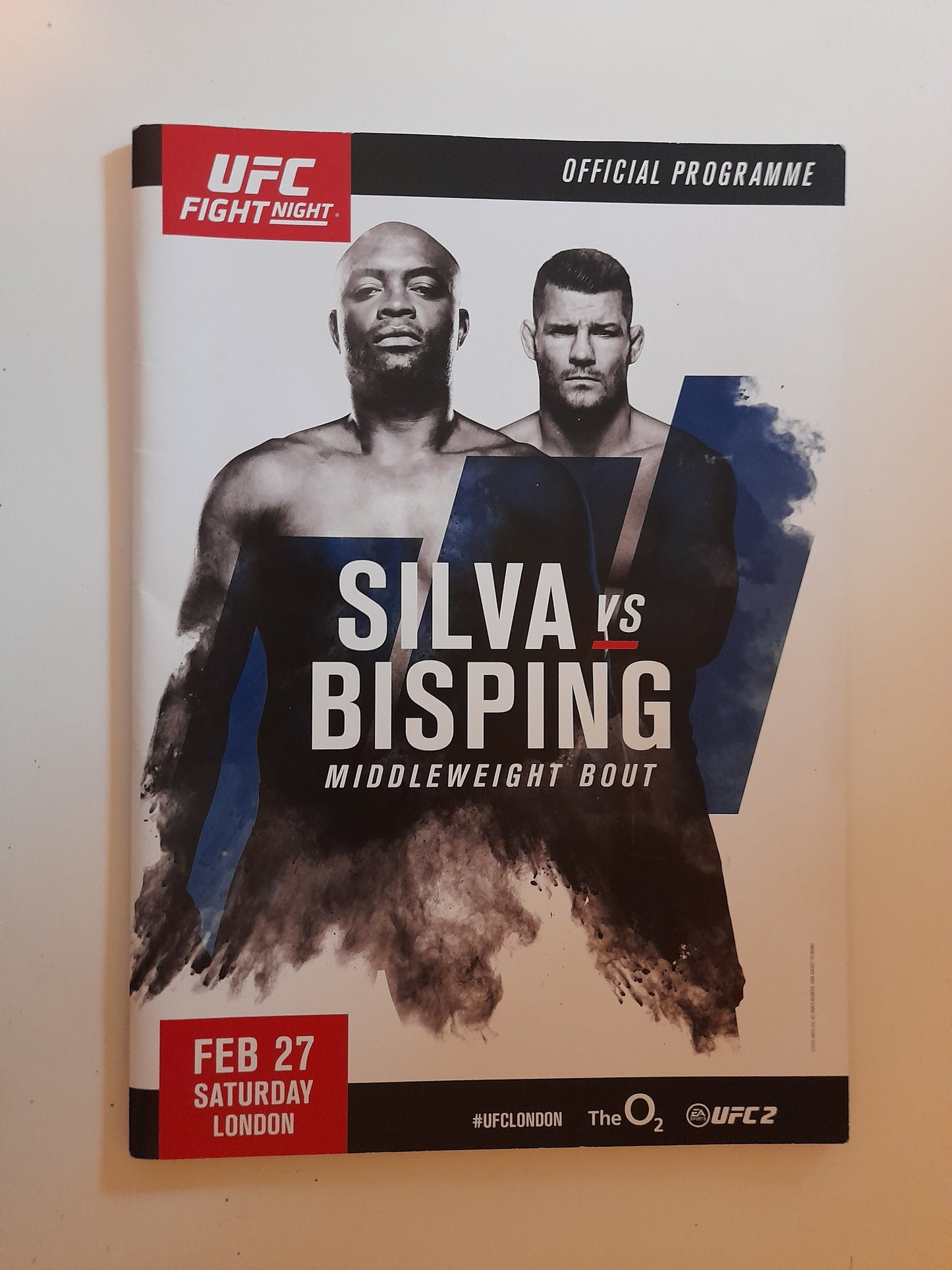 UFC Fight Night 84 - Bisping Vs Silva (2016) - Official Event Program (UK)