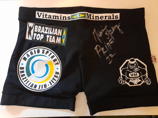 Mario "Zen" Sperry Autographed Fight Worn Shorts - Pride Fc 22 (2002)