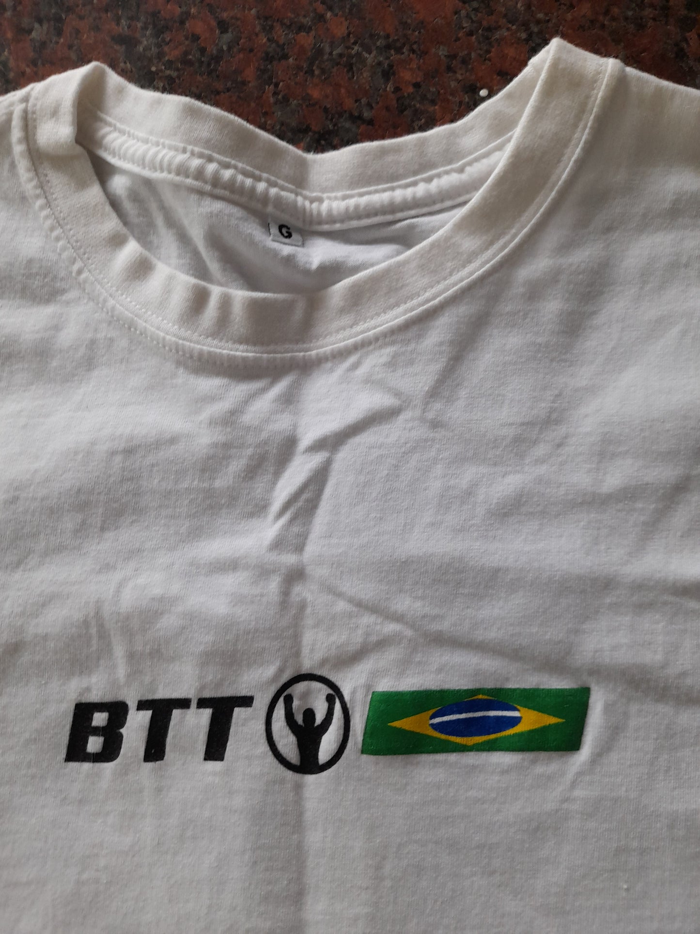 Mario "Zen" Sperry Autographed Brazilian Top Team BTT Walkout Shirt - White - Size L [AUTOGRAPHED]