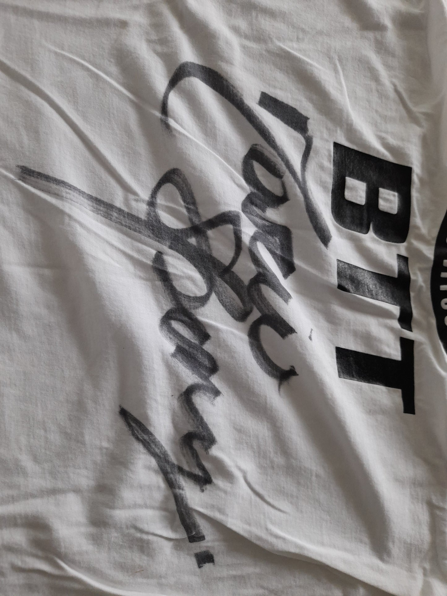 Mario "Zen" Sperry Autographed Brazilian Top Team BTT Walkout Shirt - White - Size L [AUTOGRAPHED]