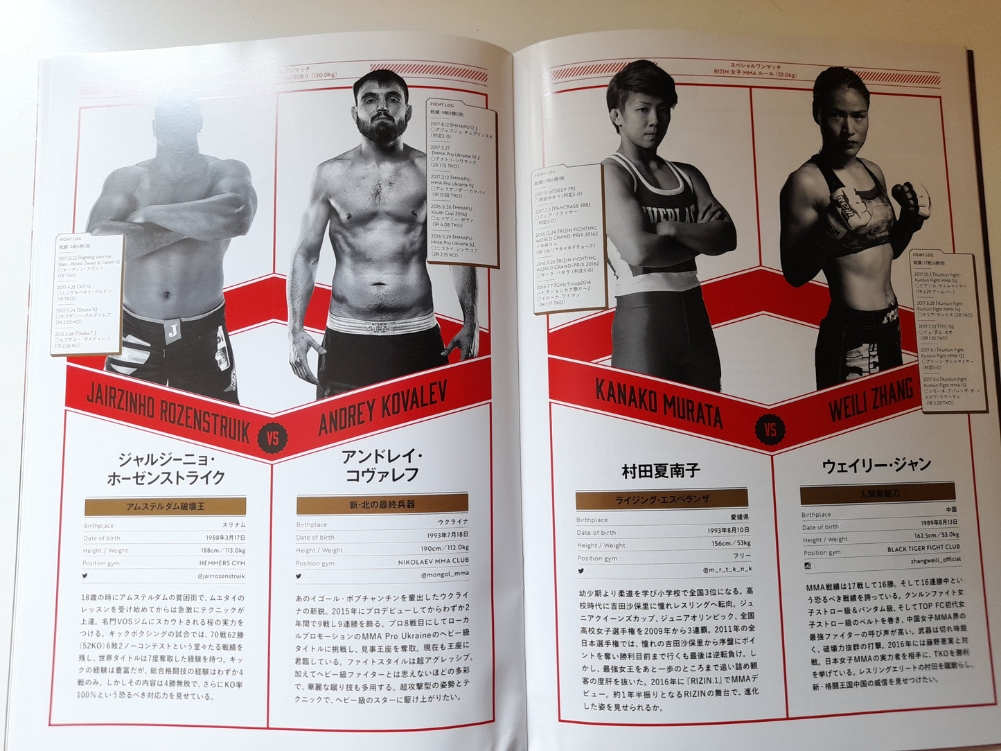 RIZIN Fighting Federation 10 (2018) - Official Event Program [SALE]