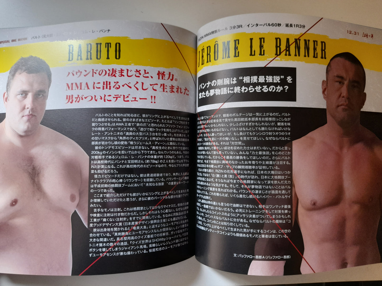 RIZIN Fighting Federation 1st Event - 2015 World GP 1st & Final Rounds (2015) - Official Event Program