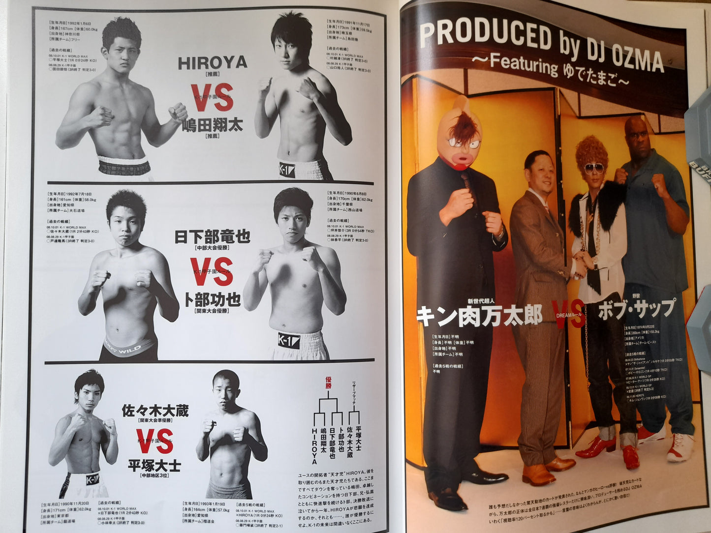 FEG Presents: Dynamite !! 2008 - Dream Vs K-1 (2008) - Official Event Program