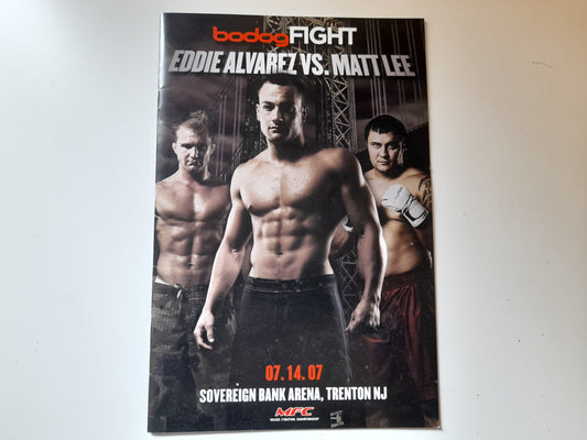 BODOGFIGHT - Alvarez Vs Lee (2007) - Official Event Program