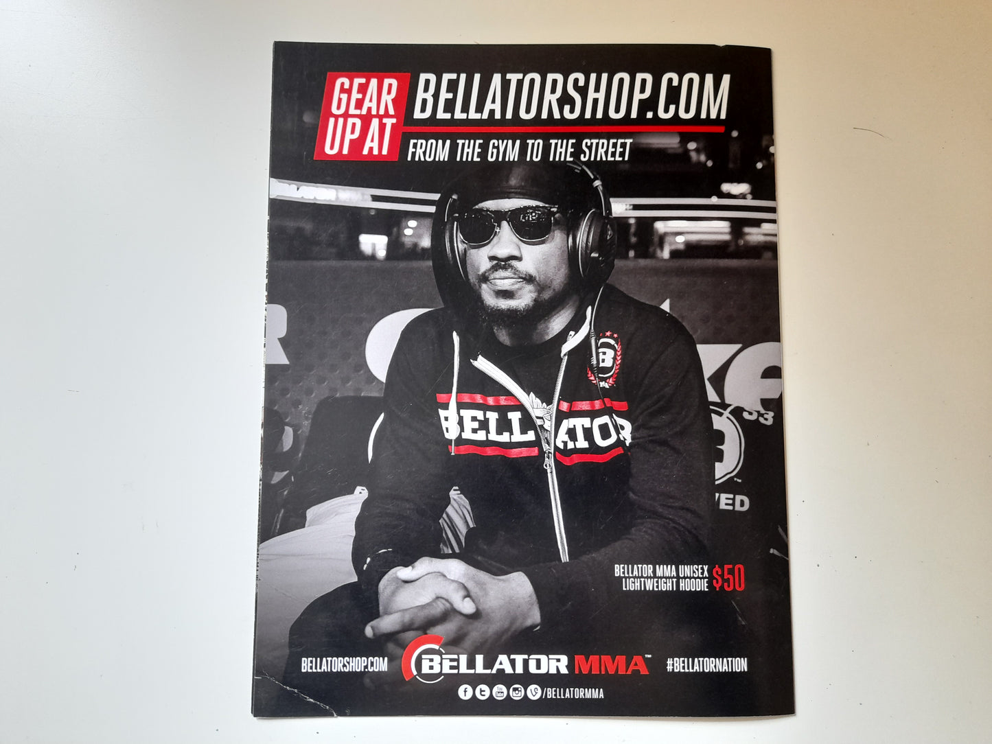 Bellator MMA 163 - McGeary Vs Davis (2016) - Official 2-page Event Program [SALE]