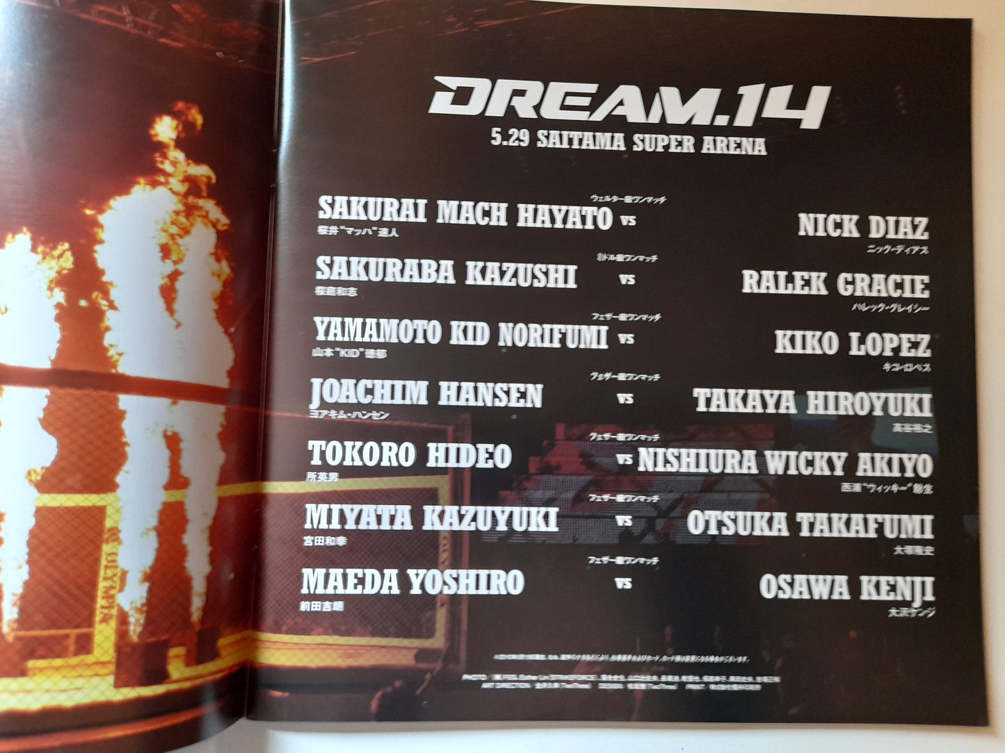 DREAM 14 (2010) - Official Event Program