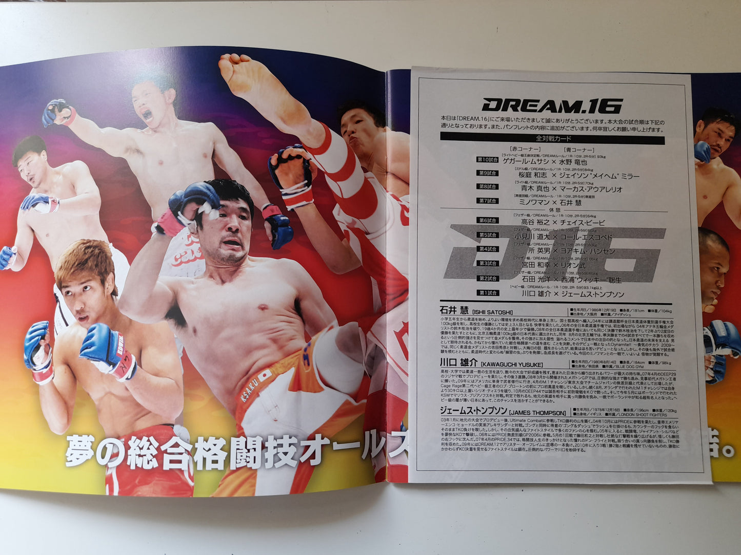 DREAM 16 (2010) - Official Event Program