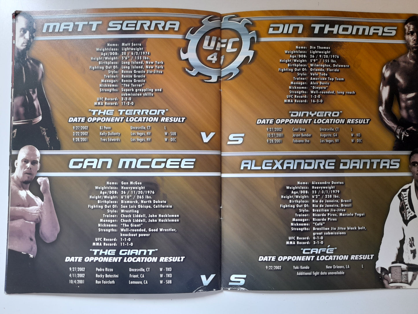 UFC 41 Onslaught - Tim Sylvia Vs Ricco Rodriguez (2003) - Official Event Program