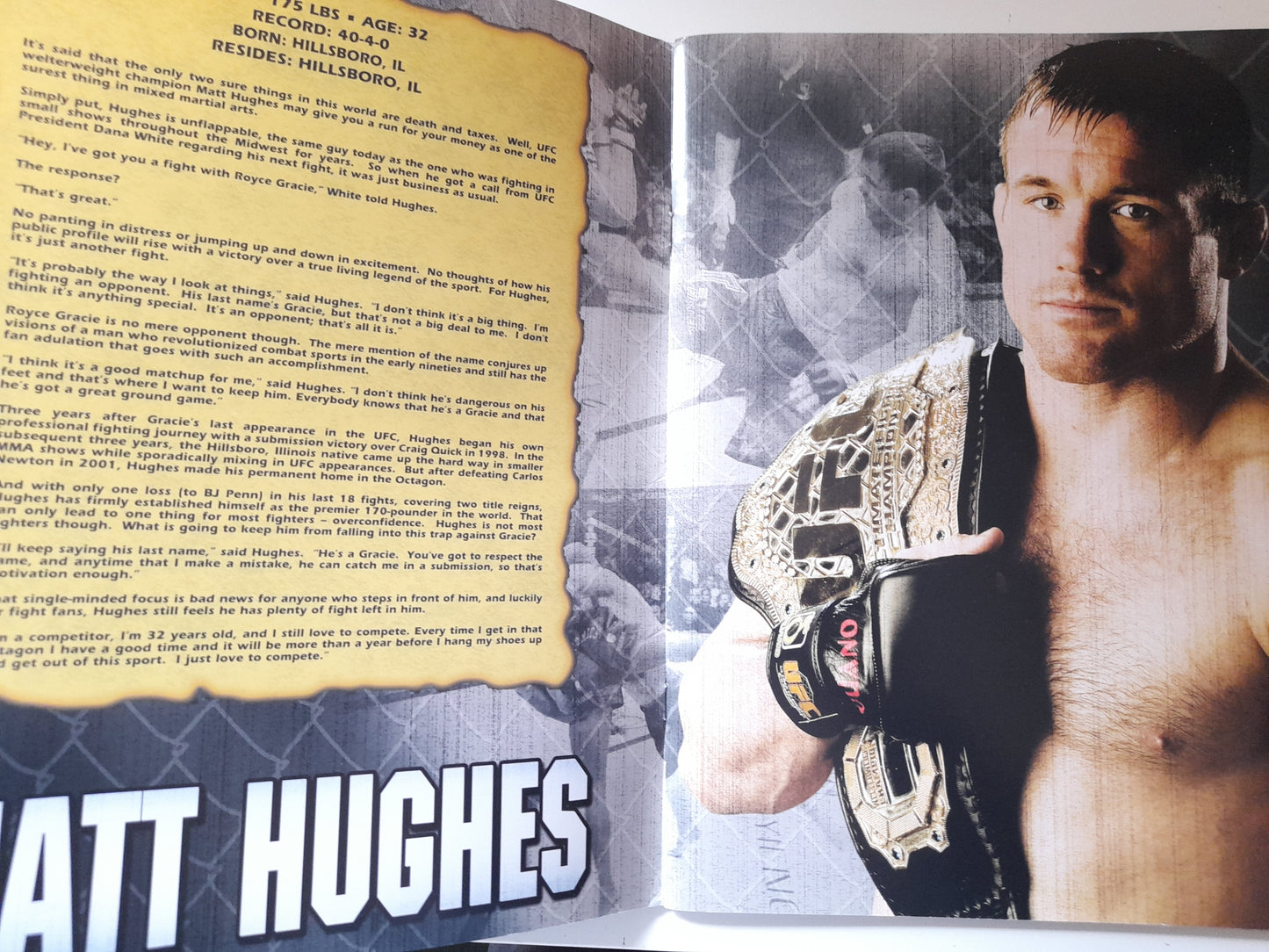 UFC 60 - Hughes Vs Gracie (2006) - Official Event Program