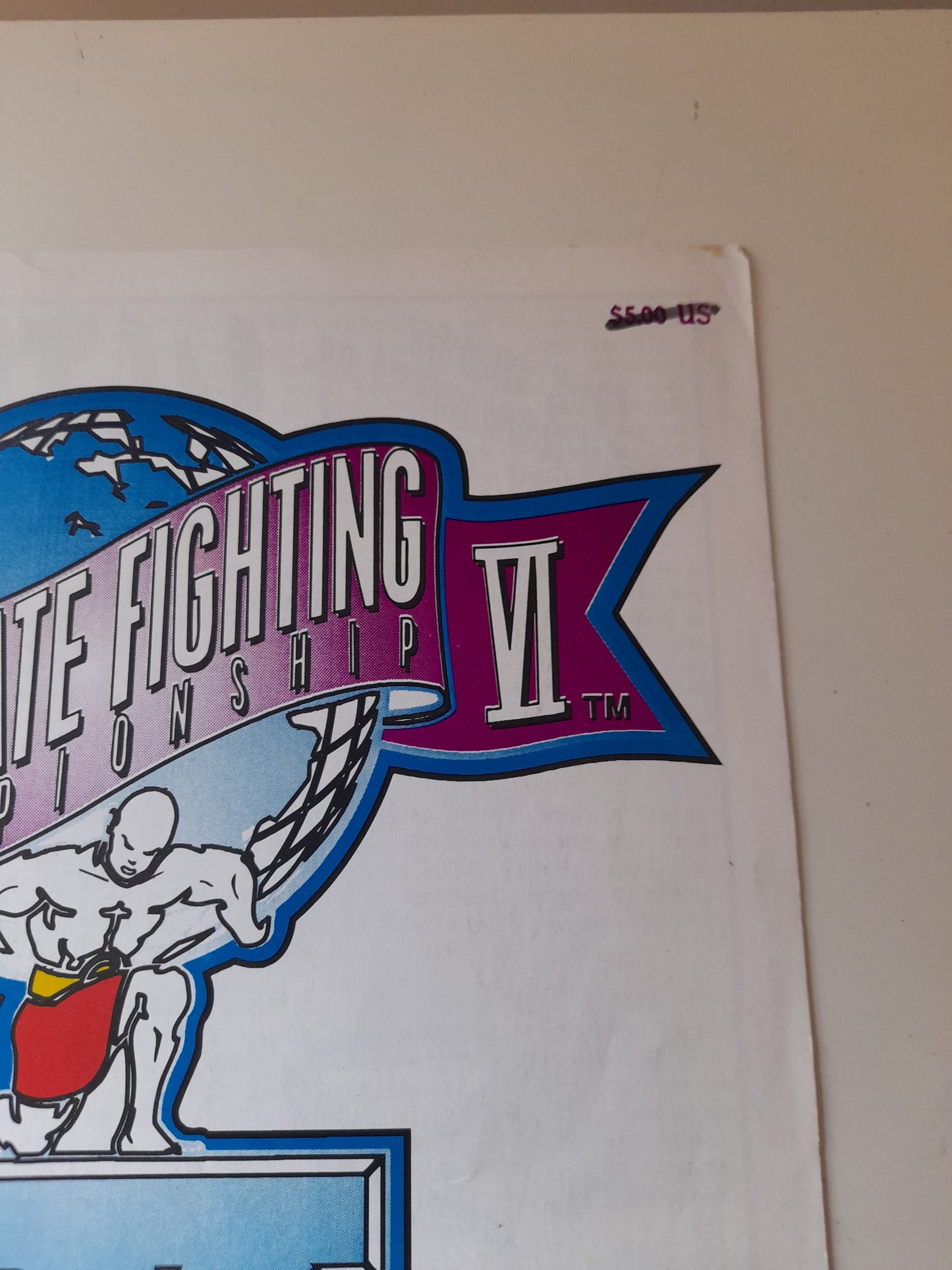 UFC 6 - Clash Of The Titans (1995) -  Official Event Program