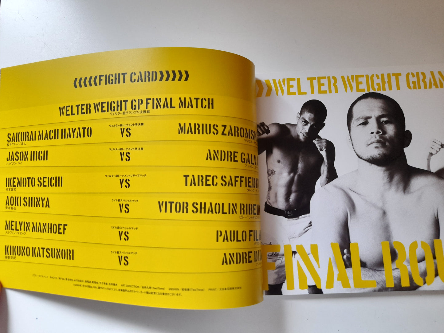 DREAM 10 - Welterweight GP Final Round (2009) - Official Event Program