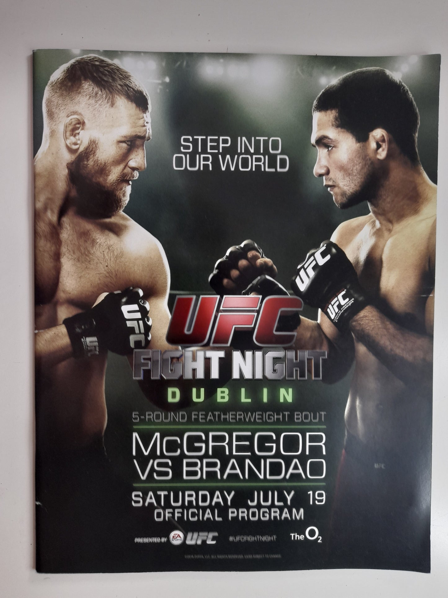 UFC Fight Night 46 - Mcgregor Vs Brandao (2014) - Official Event Program