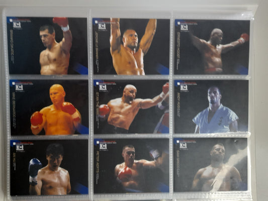 99% Complete Epoch 2000 K-1 Kickboxing Official Trading Card Set with Box & Wrapper