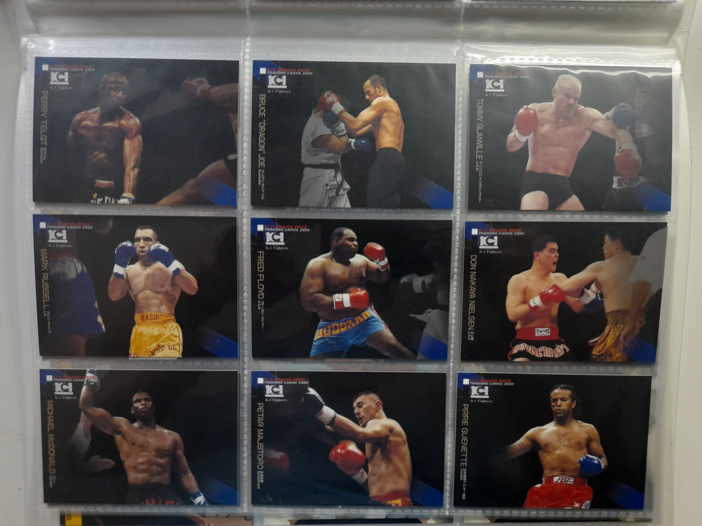 99% Complete Epoch 2000 K-1 Kickboxing Official Trading Card Set with Box & Wrapper