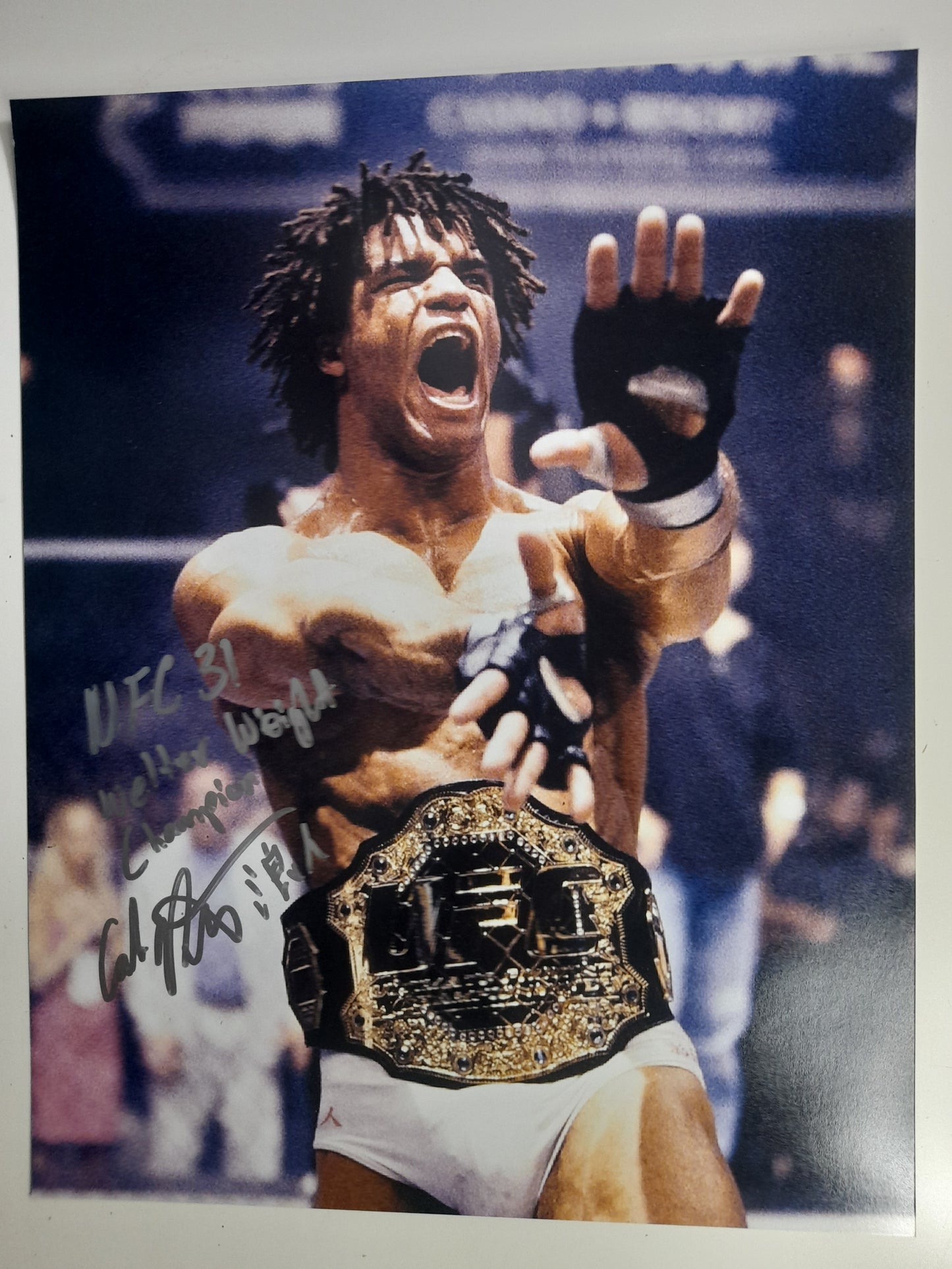 Carlos Newton - Signed & Inscribed Photograph - 11x17 - [AUTOGRAPHED]