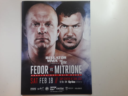 Bellator MMA 172 - Thomson Vs Pitbull (2017) - Official Event Program