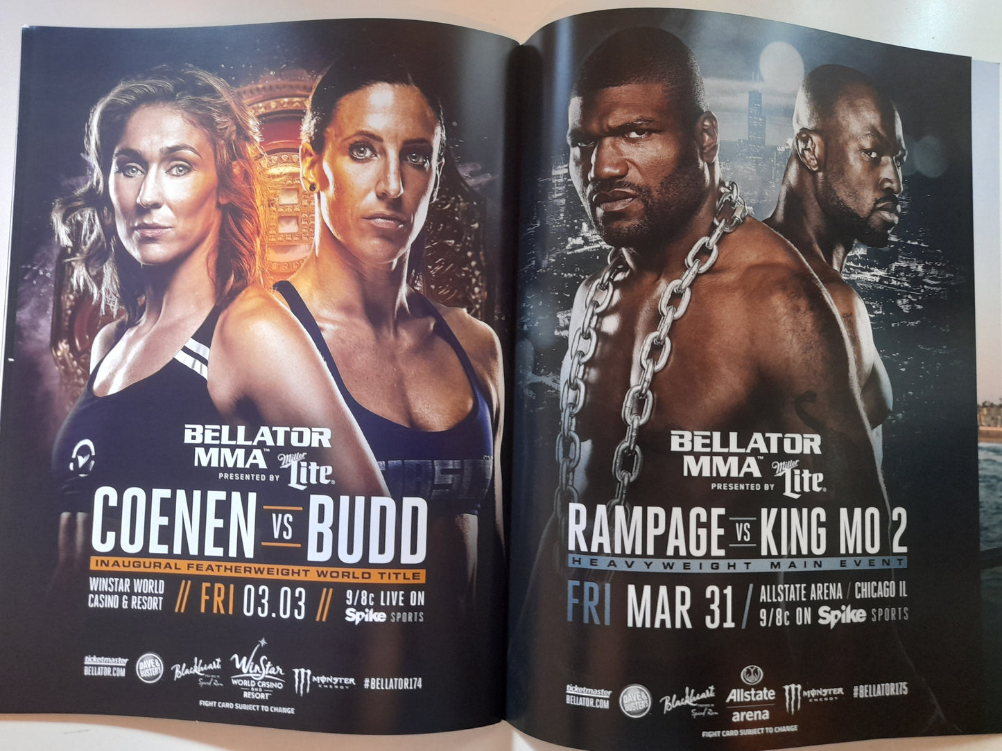 Bellator MMA 172 - Thomson Vs Pitbull (2017) - Official Event Program