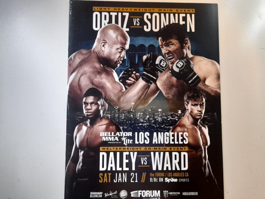 Bellator MMA 170 - Ortiz Vs Sonnen (2017) - Official Event Program