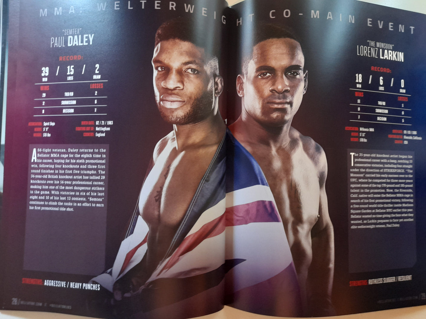 Bellator MMA 183  - Henderson Vs Pitbull (2017) - Official Event Program [SALE]