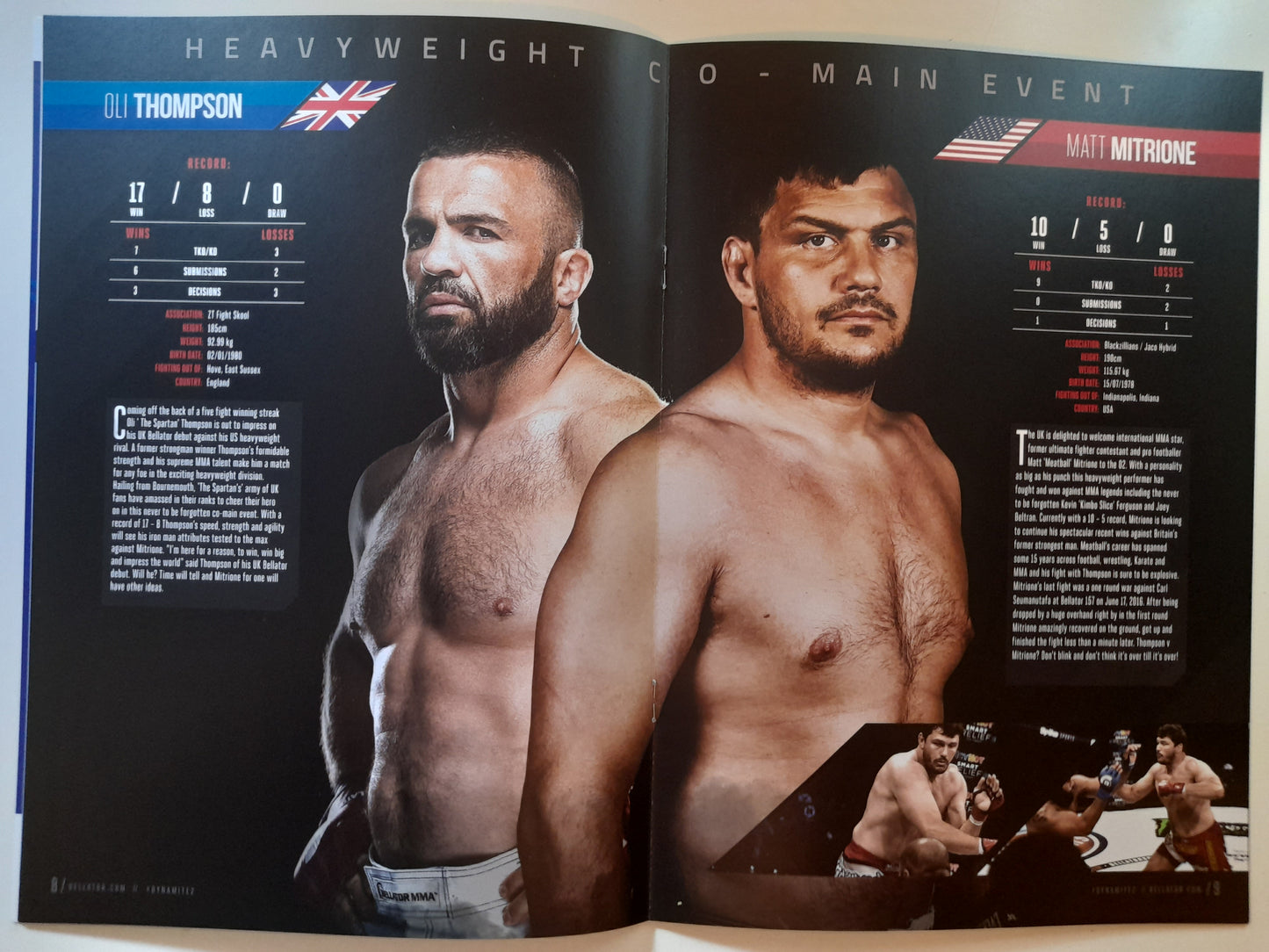 Bellator MMA 158 London - Daley Vs Lima (2016) - Official Event Program