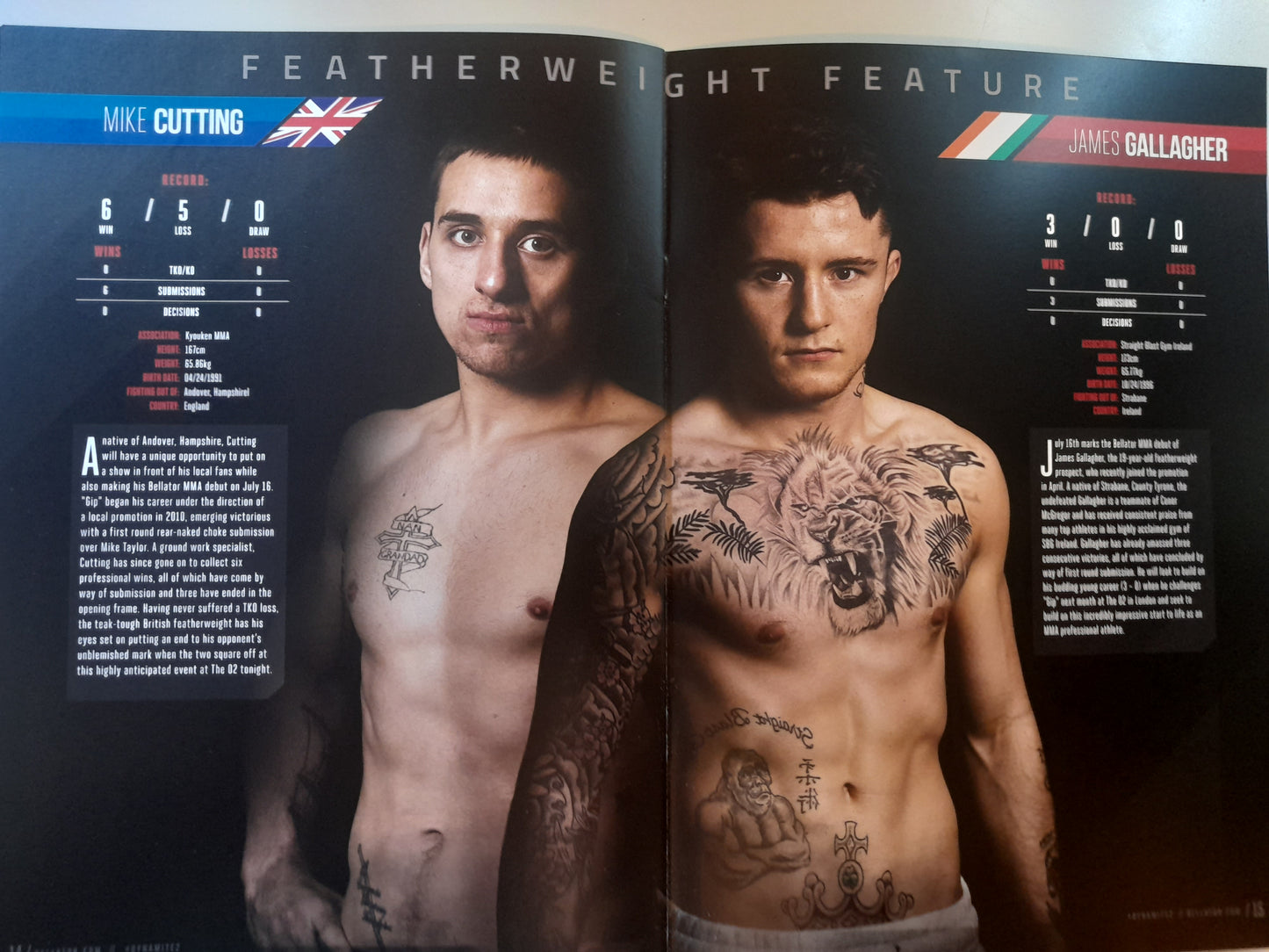 Bellator MMA 158 London - Daley Vs Lima (2016) - Official Event Program