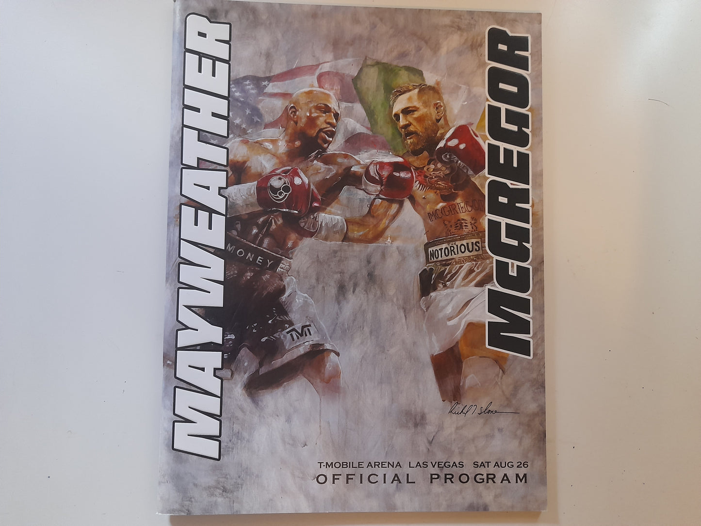 Conor McGregor Vs Floyd Mayweather (2017) - Official Event Program