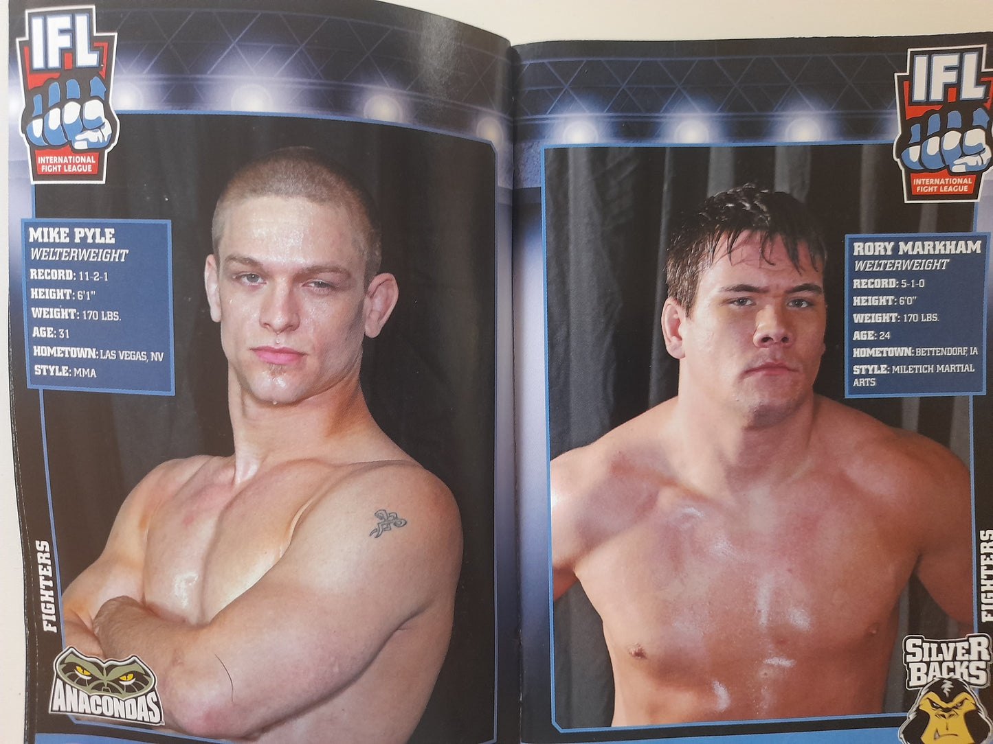 IFL International Fight League 2006 - First Season (2006) - Official Event Program