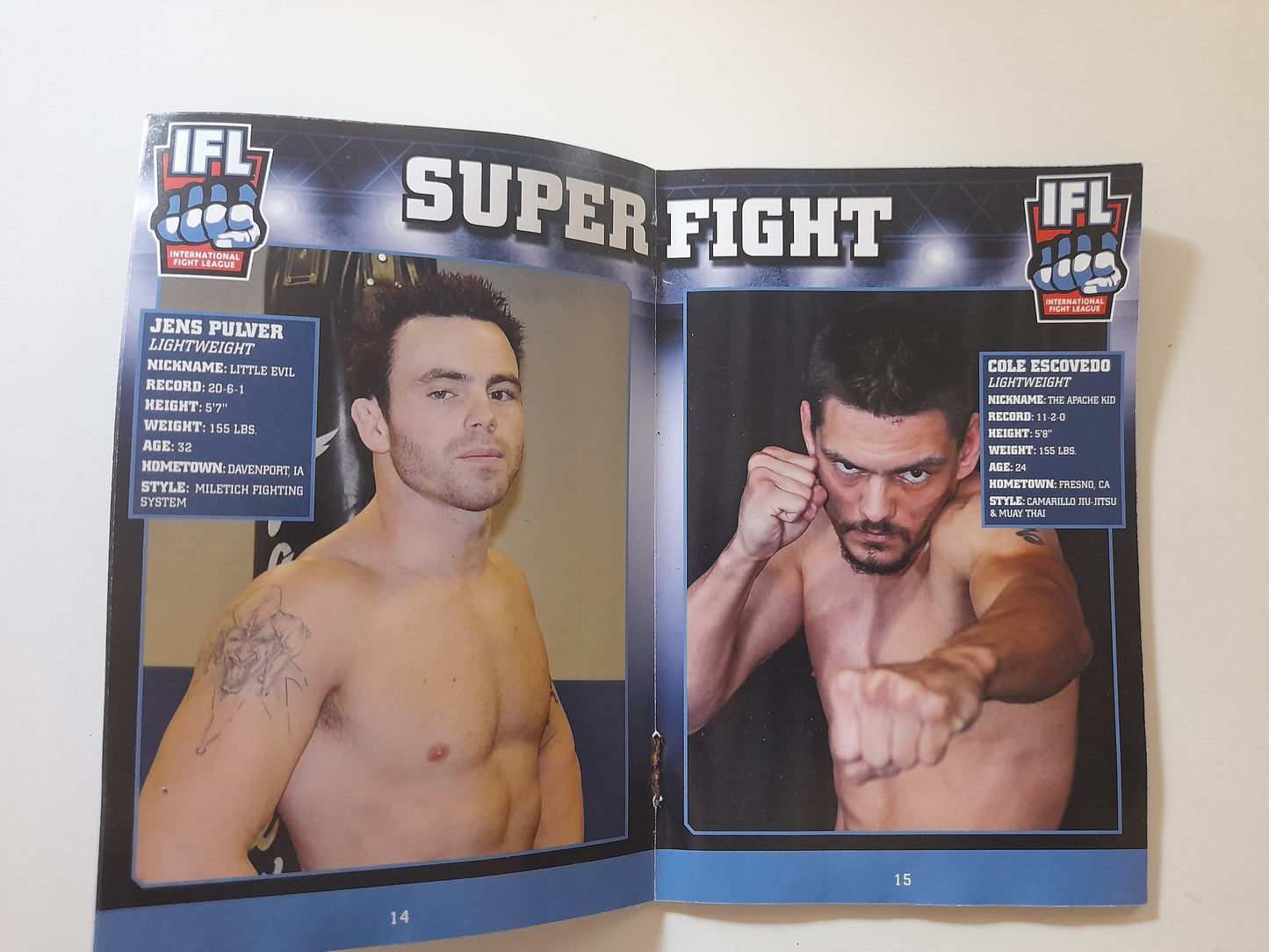 IFL International Fight League 2006 - First Season (2006) - Official Event Program