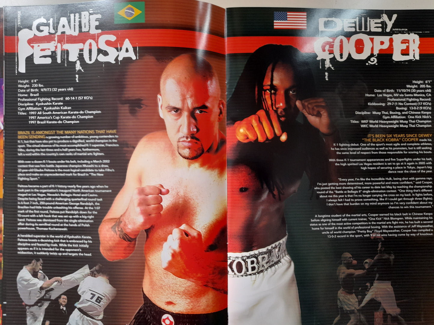 K-1 World Kickboxing World GP 2005 in Las Vegas - Battle at The Bellagio 4 (2005) - Official Event Program