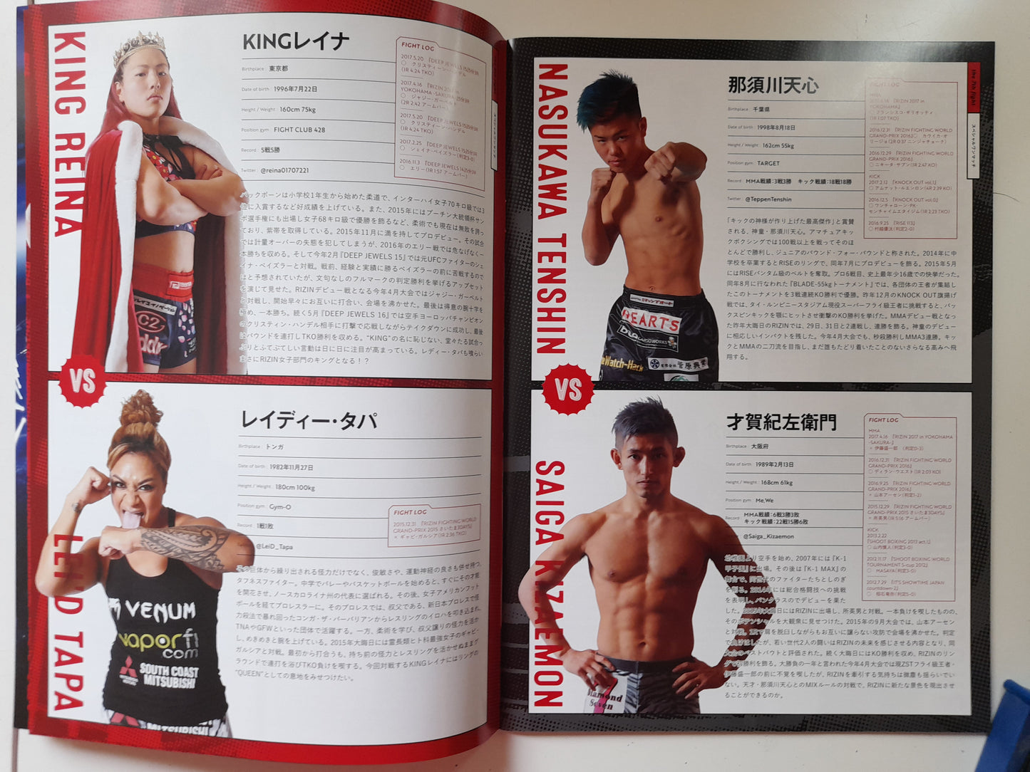 RIZIN Fighting Federation World GP 2017 Opening Round Part 1 (2017) - Official Event Program