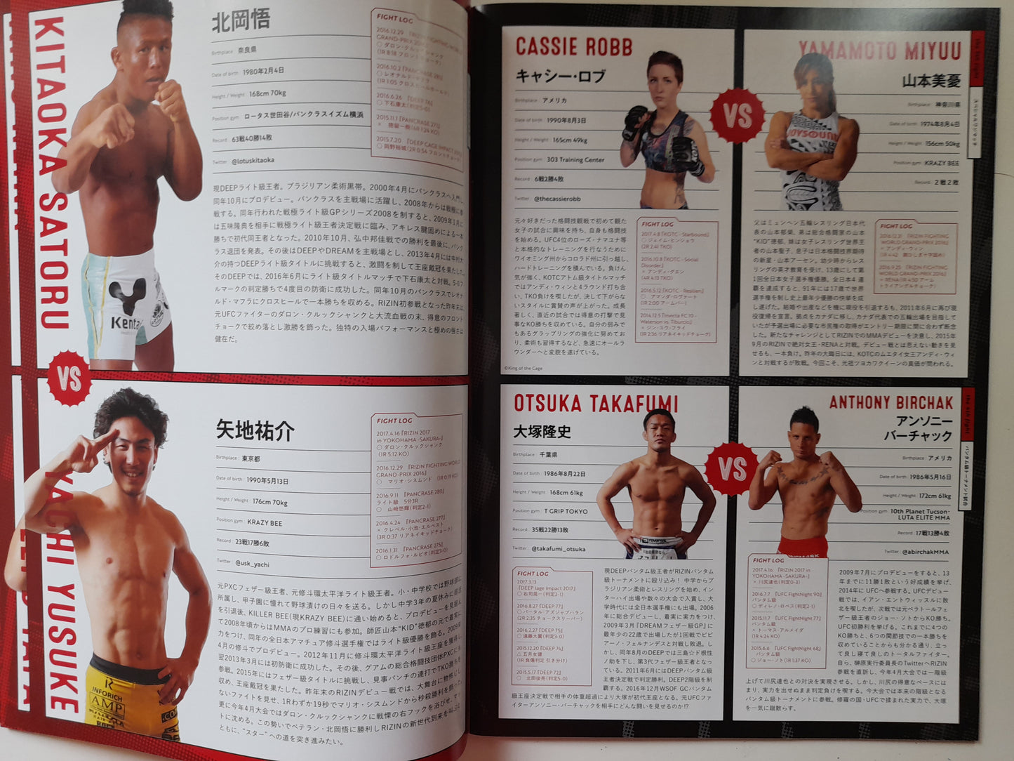 RIZIN Fighting Federation World GP 2017 Opening Round Part 1 (2017) - Official Event Program