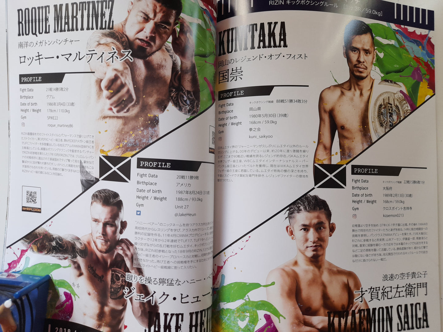 RIZIN Fighting Federation 16 (2019) - Official Event Program [SALE]