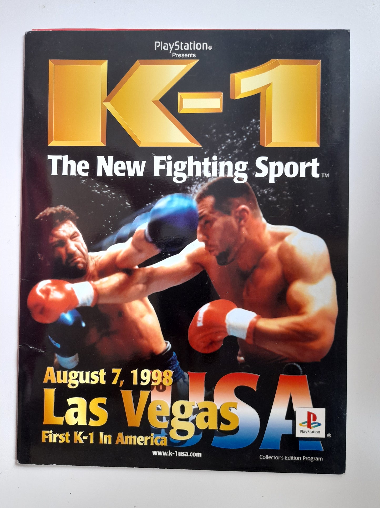 K-1 Kickboxing USA 98 - 1st US Event (1998) Official Event Program