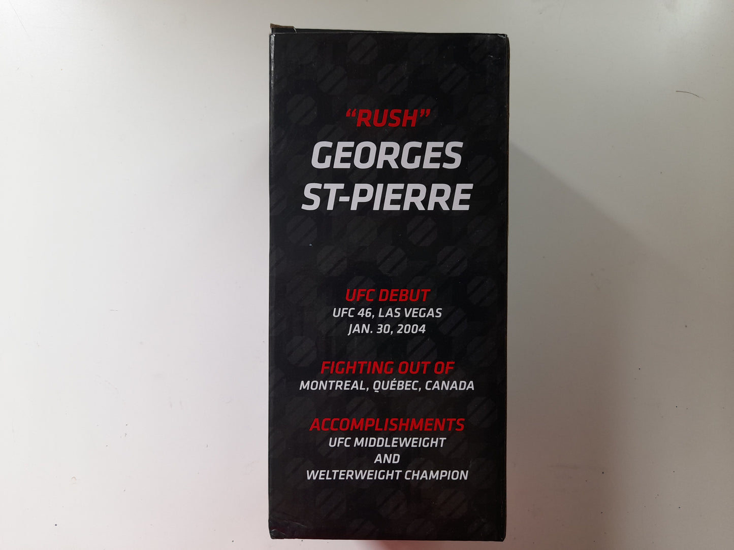 Georges "Rush" St Pierre GSP - Boxed UFC Bobblehead