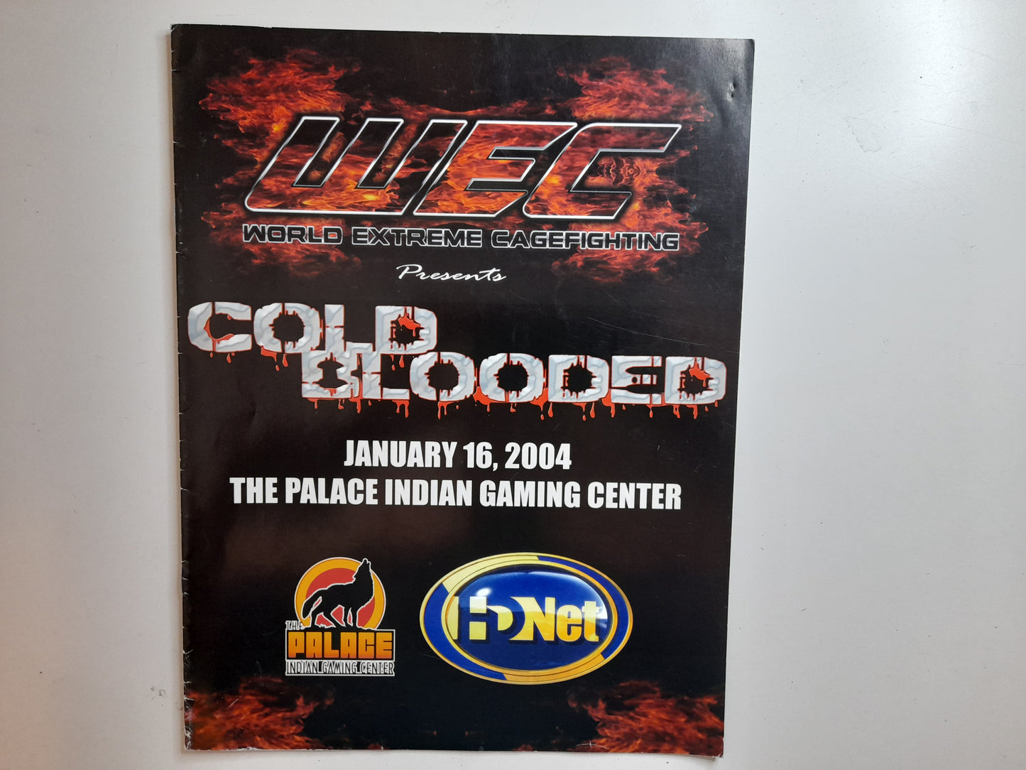 WEC World Extreme Cagefighting 9 - Cold Blooded (2005) - Official Event Program [AUTOGRAPHED]