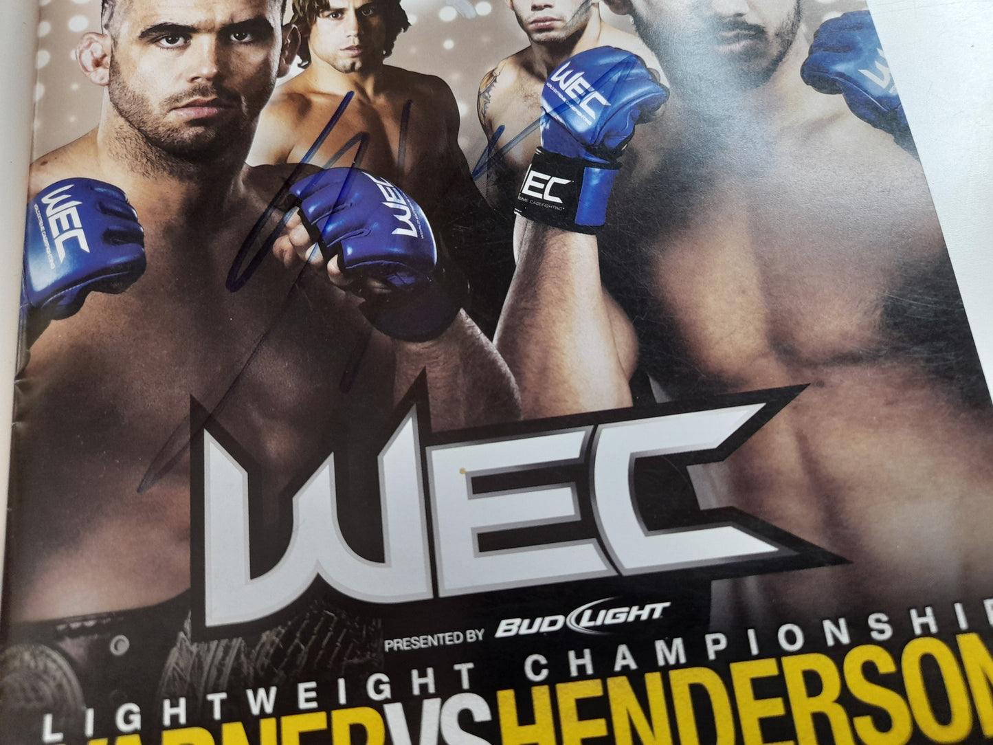 WEC World Extreme Cagefighting 46 - Varner Vs Henderson (2010) - Official Event Program [AUTOGRAPHED]