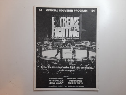 Battlecade Extreme Fighting 4 (1997) - Official Event Program