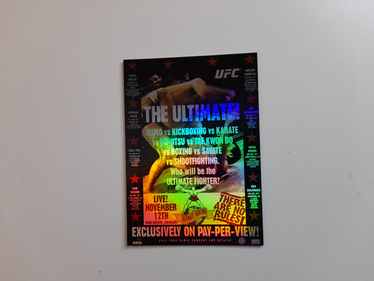 UFC 1 - #FPR-UFC1 - Topps Fight Poster Review 2009 -  Official Trading Card