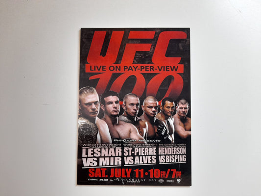 UFC 100 - #Promo Card - Topps 2009 -  Official Trading Card