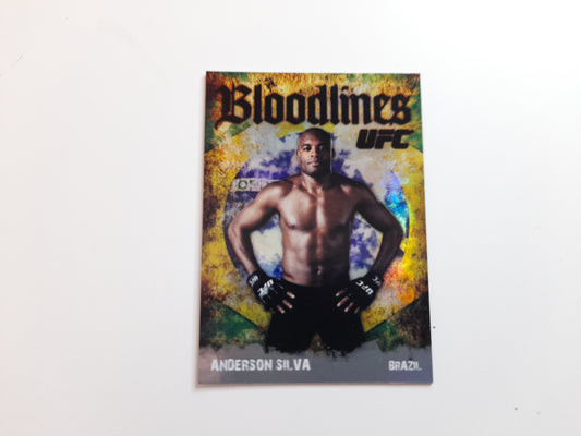 Anderson "the Spider" Silva #BL-16 - Topps Bloodlines 2009 -  Official Trading Card