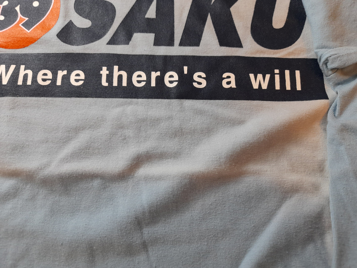 Kazushi "The Gracie Hunter" Sakuraba Autographed T-Shirt - Blue - Size M [AUTOGRAPHED] [SALE]