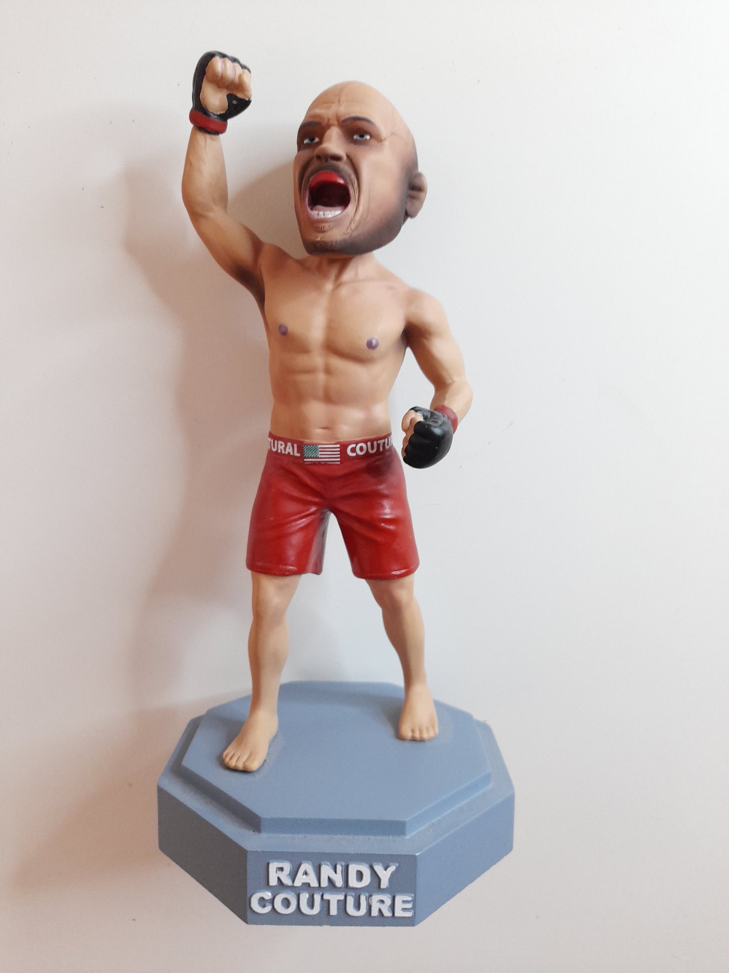 Randy "The Natural" Couture - Boxed Deluxe Hand Painted Bobblehead