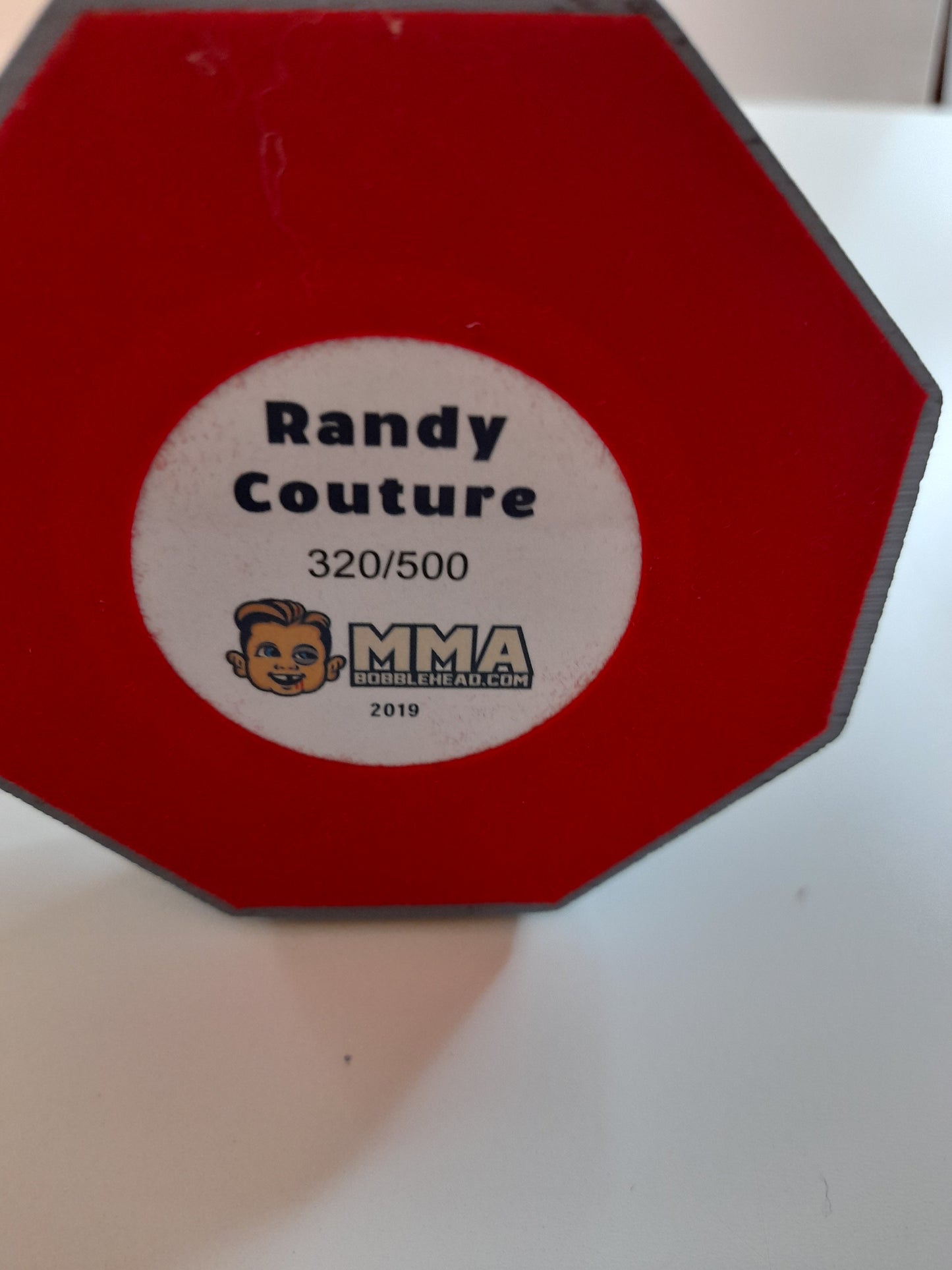 Randy "The Natural" Couture - Boxed Deluxe Hand Painted Bobblehead