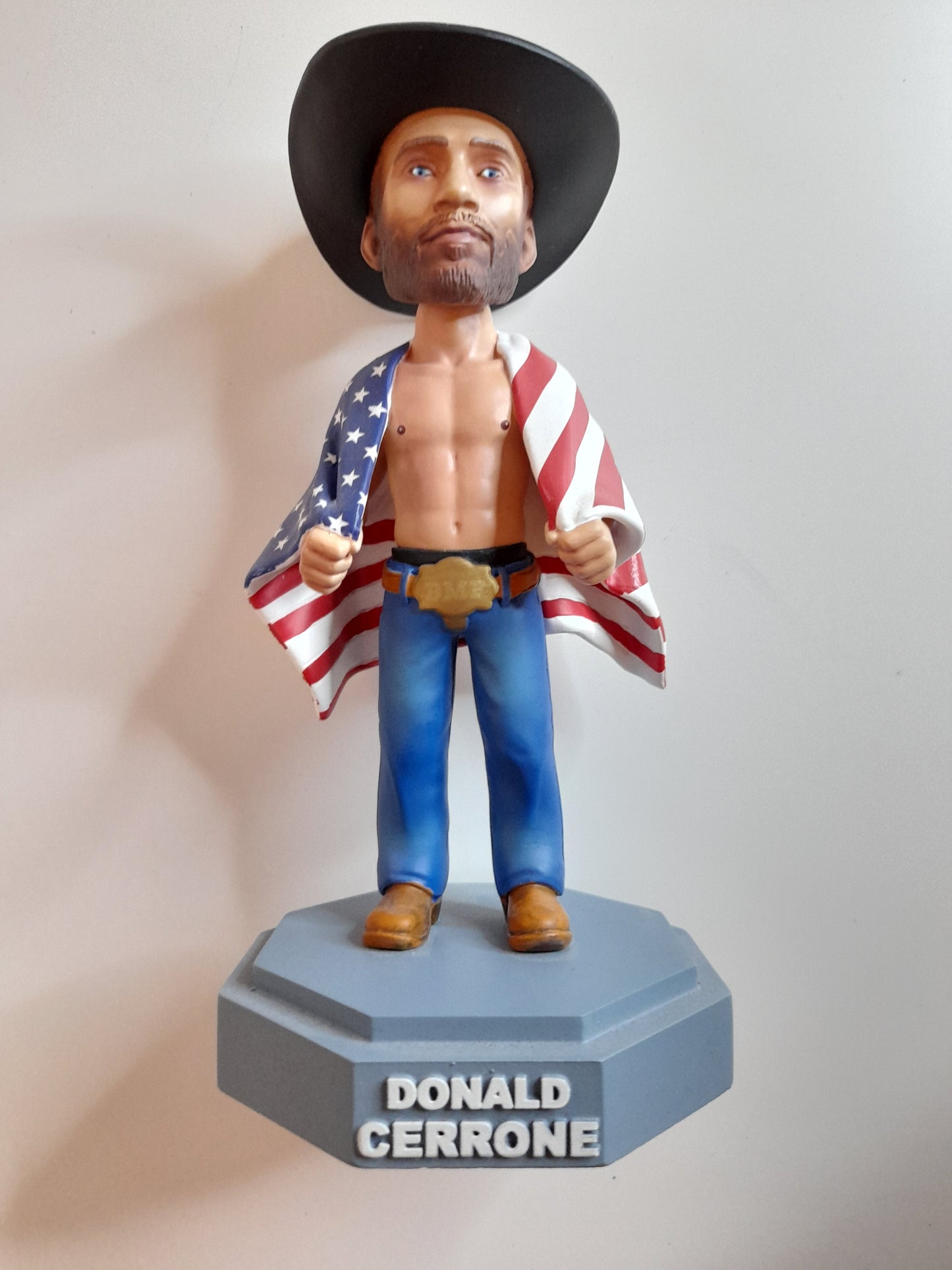 Donald Cowboy Cerrone - Boxed Deluxe Hand Painted Bobblehead