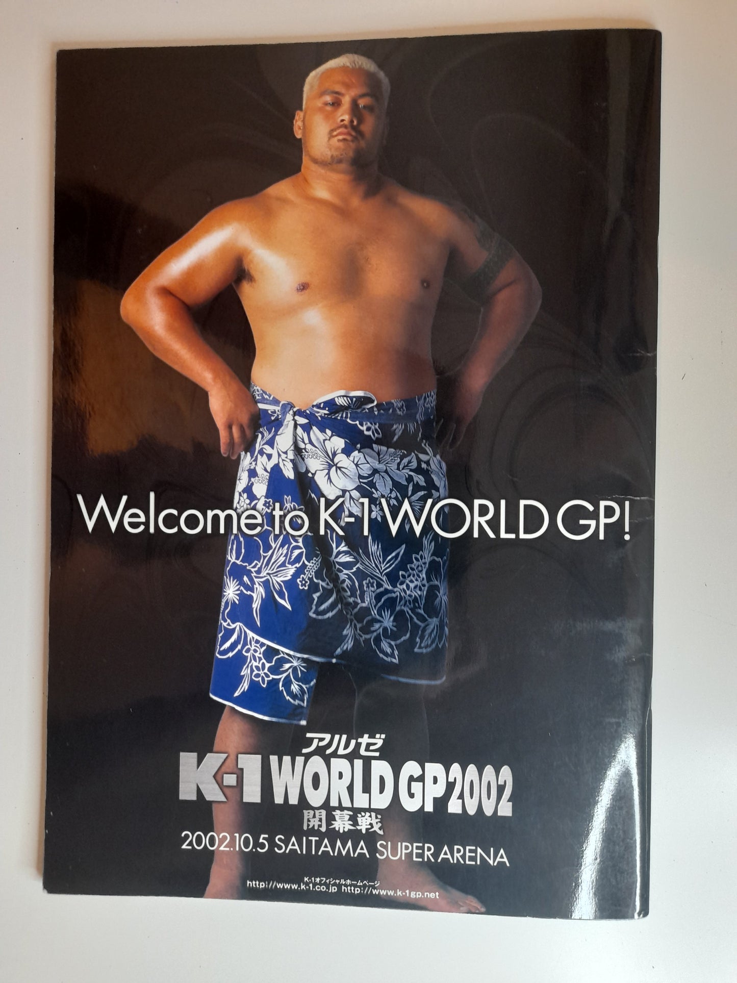 K-1 World Grand Prix 02 - Final Elimination - Mark Hunt Vs Mike Bernardo (2002) - Official Event Program