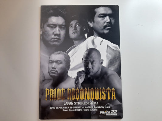 Pride Fighting Championship 22 - Beasts From The East 2 (2002) - Official Event Program