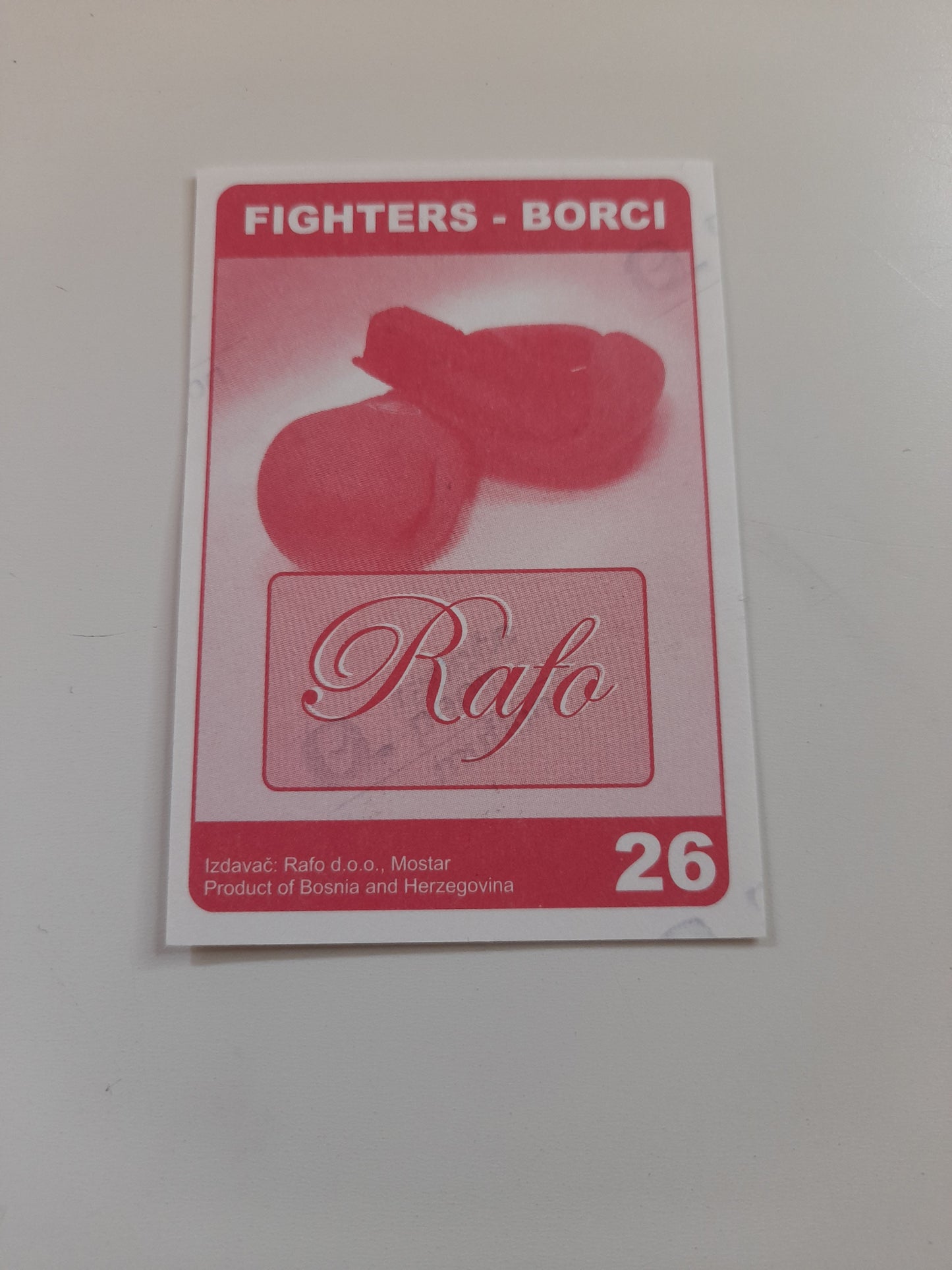 Igor Vovchanchyn Sticker/Trading Card - 2007 RAFO Fighters-Borci #26