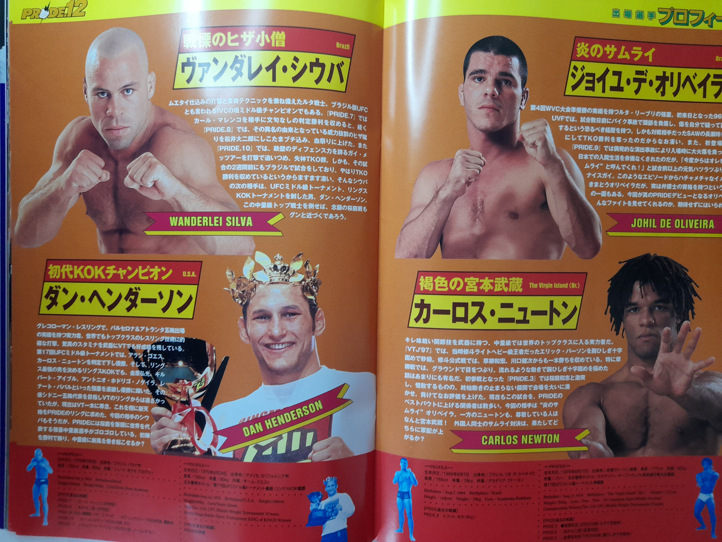 Pride Fighting Championship 12 - Cold Fury (2000) - Official Event Program [AUTOGRAPHED]