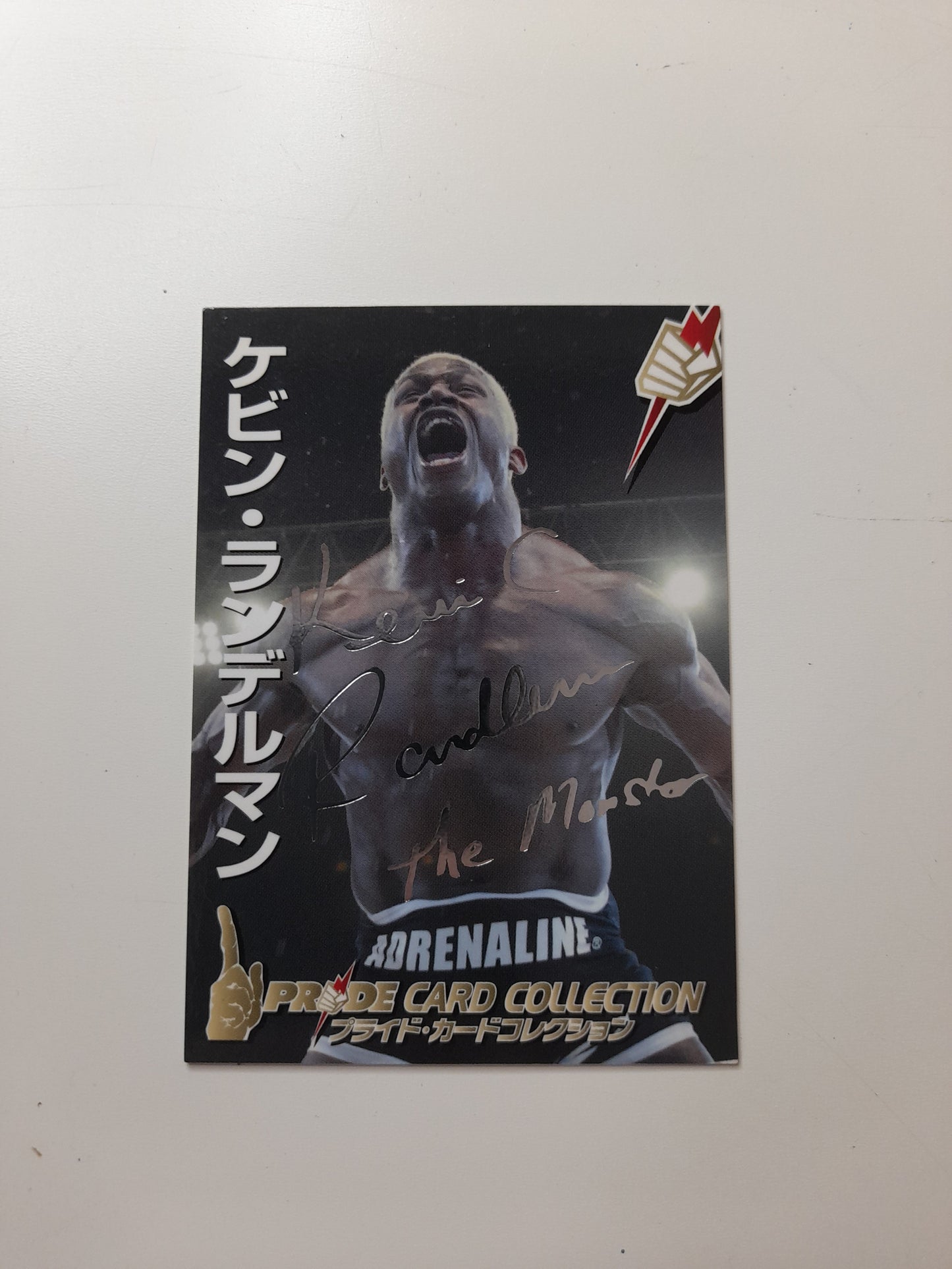 Pride FC DSE 2006 Official Trading Card - Silver Autograph card - #128 Kevin Randleman